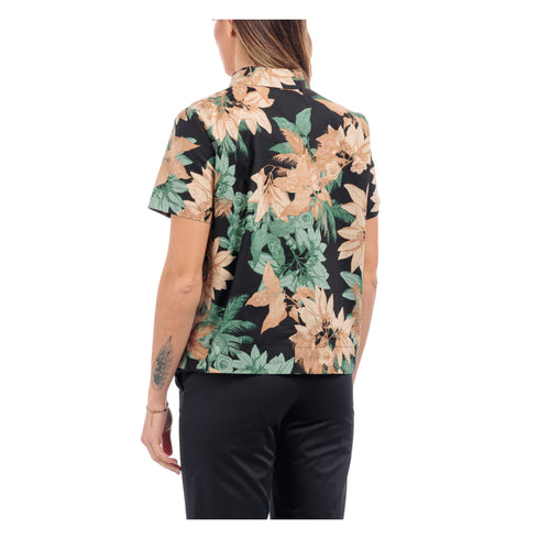 Emme Marella Camicia corta Camicia Donna Floreale corta 42 - Francavilla Moda